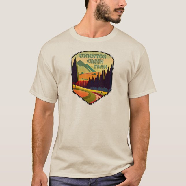 Conotton Creek Trail Ohio Colors T Shirt (Framsida)
