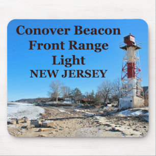 Conover Beacon Front Range Light, NJ Mousepad Musmatta