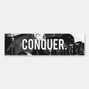 CONQUER - "Body byggnad" Workout Motivational Bildekal