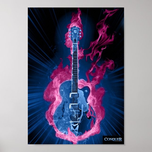 Conquer Guitar-Poster Poster (Framsidan)