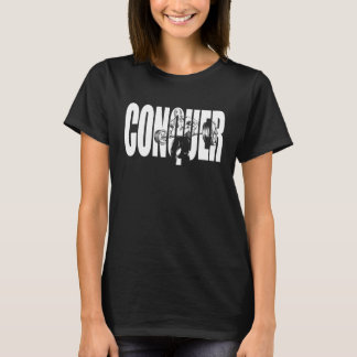 Conquer, Hiss, Ronnie Coleman, Bodybuilding Gym Mo T Shirt