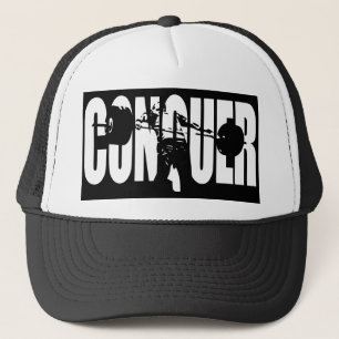 CONQUER - Olympic Weightlift - Gym Motivational Keps