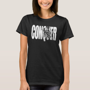 Conquer Ronnie Coleman Olympia Bodybuilding G T Shirt