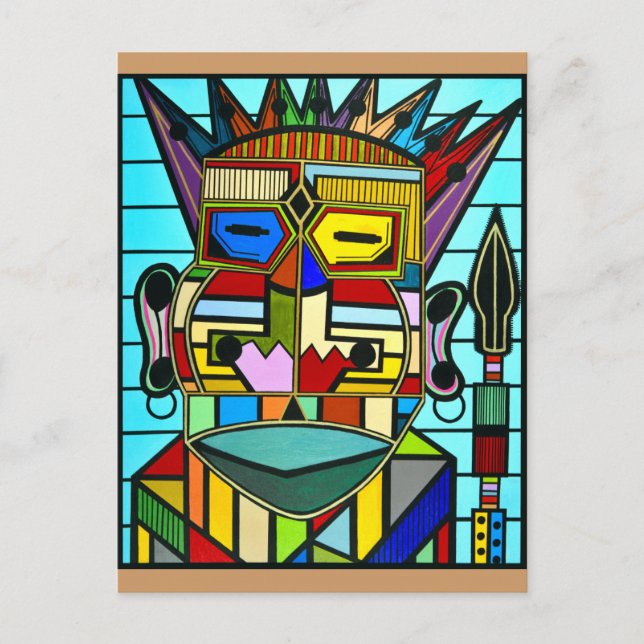 "Conquering and to Conquer" av Ruchell Alexander Vykort (Framsida)