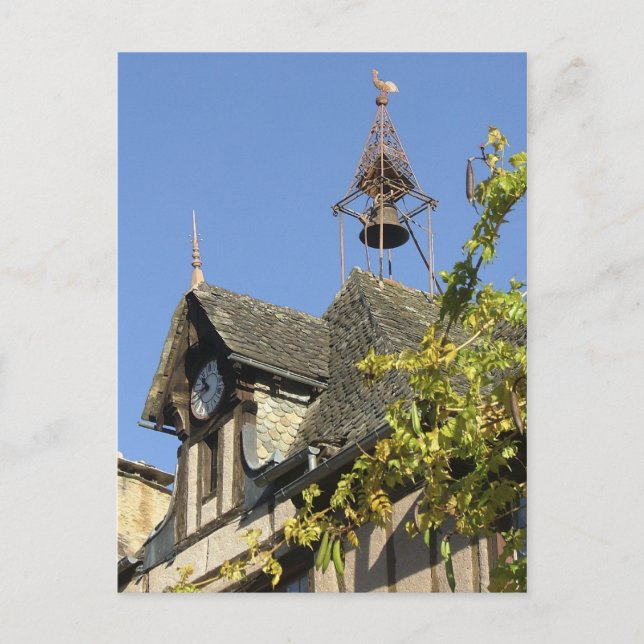 Conques, Frankrike. vykort (Framsida)