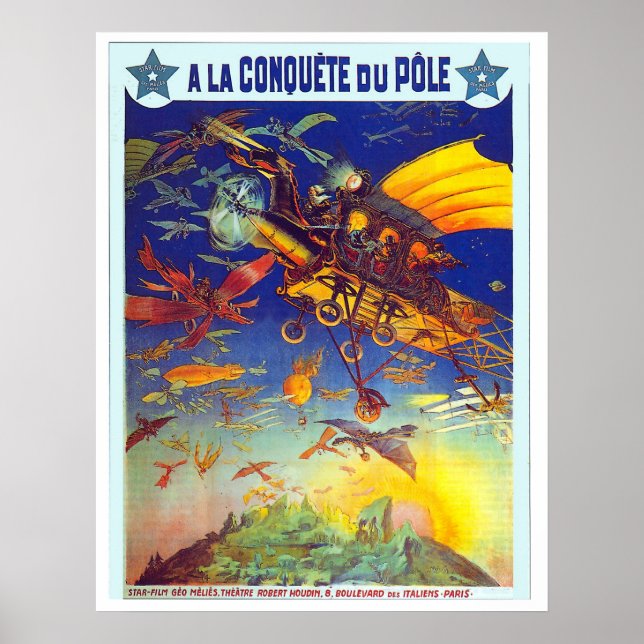 Conquete du Pole - Poster (Framsidan)