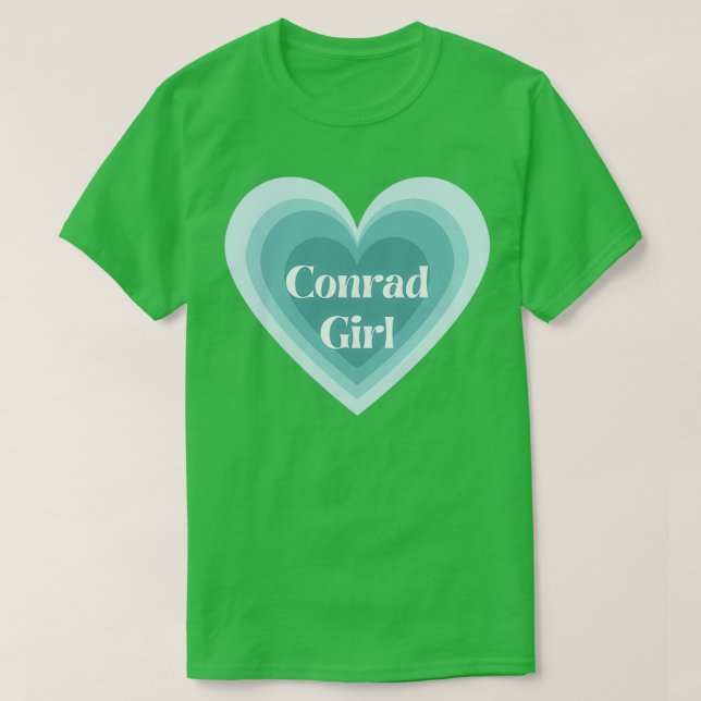 Conrad Girl Sommaren jag vände Söten T Shirt (Design framsida)
