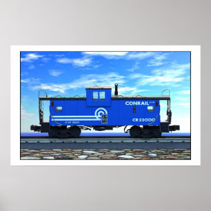 CONRAIL-CABOOSEAFFISCH POSTER