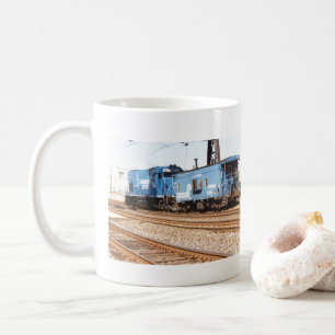 Conrail Diesel #1633 GP-15-1 och caboose Kaffemugg