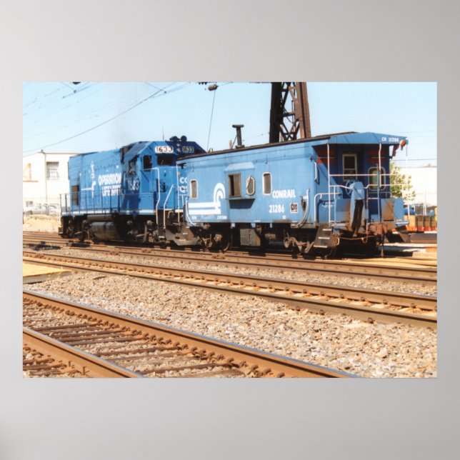 Conrail Diesel #1633 GP-15-1 Poster (Framsidan)
