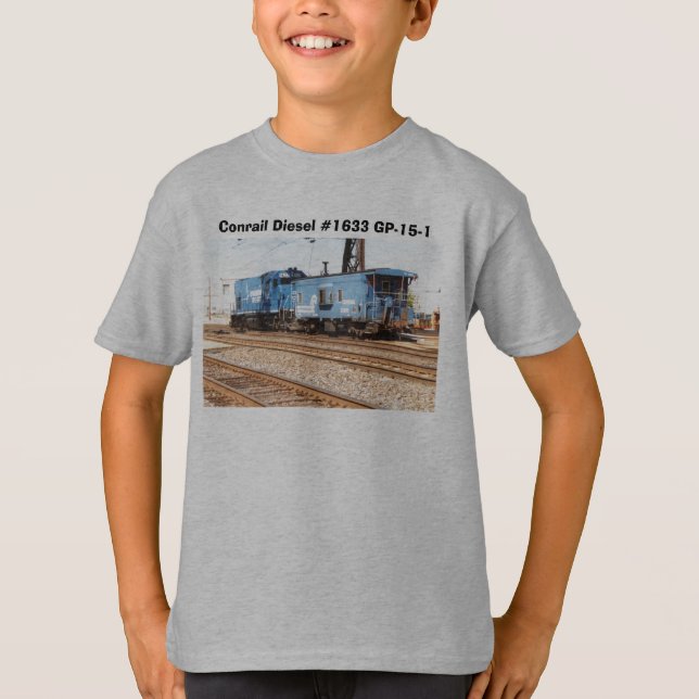 Conrail Diesel #1633 GP-15-1 Tee (Framsida)