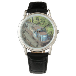 Conrail Diesel #1644 GP-15-1 Round Clock Armbandsur