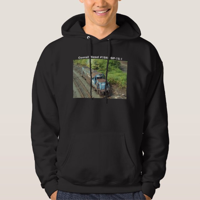 Conrail diesel #1644 GP-15-1 Sweatshirt Med Luva (Framsida)