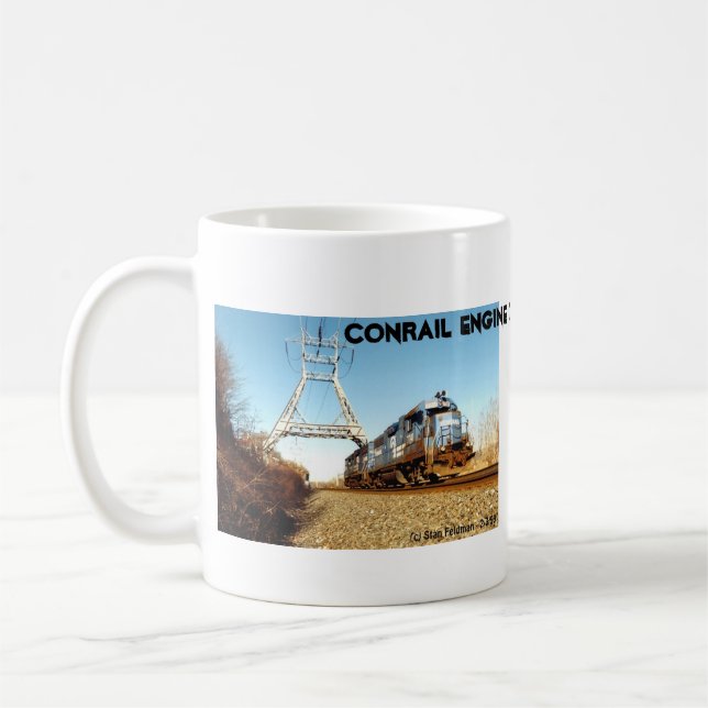 Conrail motor 7741 på Pencoyd Penna Kaffemugg (Vänster)