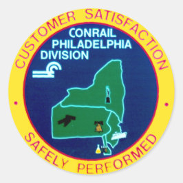 Conrail Philadelphia Division Runt Klistermärke