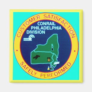 Conrail Philadelphia uppdelning Magnet