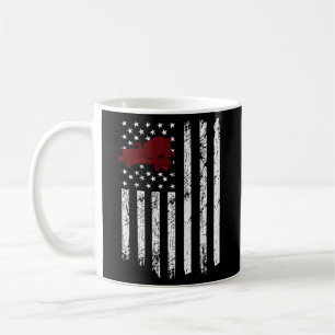 Conreta Mixer American Flagga Patriotic Cement Tru Kaffemugg