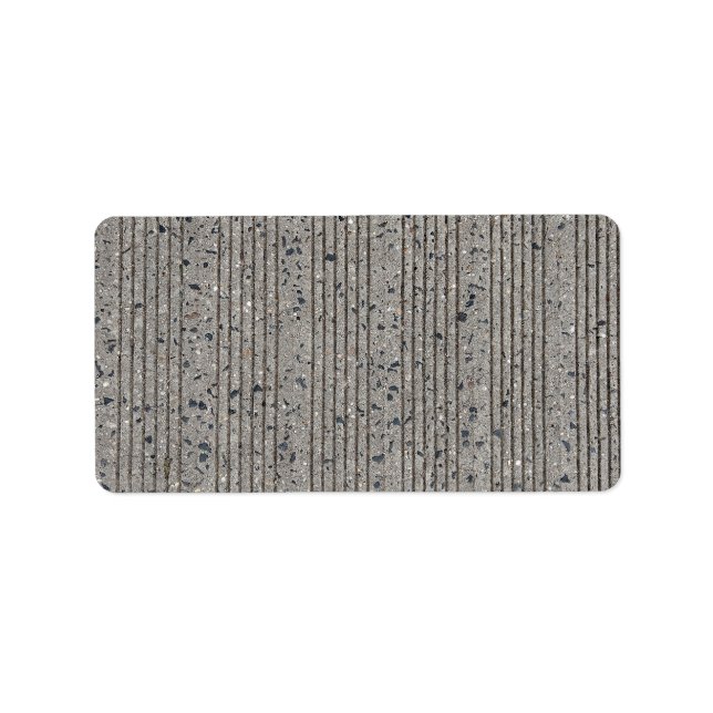 Conreta Tining Grått Cement Sidegå Adressetikett (Framsidan)