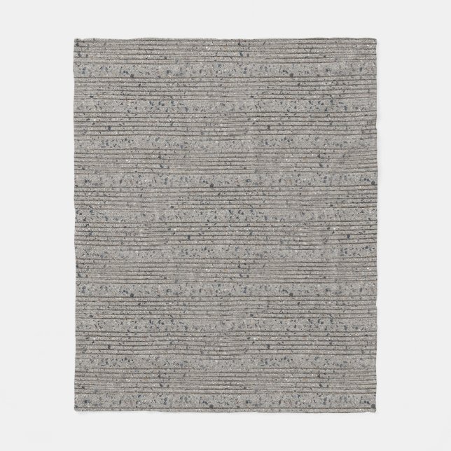 Conreta Tining Grått Cement Sidegå Fleecefilt (Framsidan)