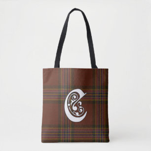 Conroy Klan Tartan Monogram Tygkasse