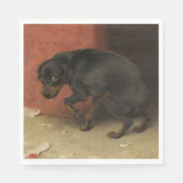 Conscience gör oss alla till åtlöje (Ledsen Hund) Pappersservett