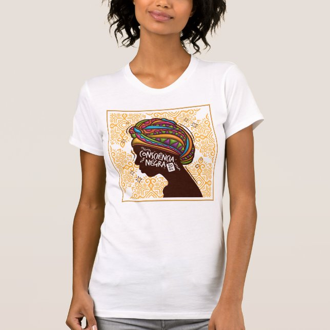 Consciencia Negra T-Shirt BOLD & ARTISTIC (Framsida)