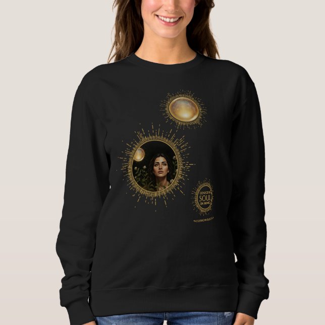 Conscious Soul On Board - Women's Sweatshirt T Shirt (Framsida)
