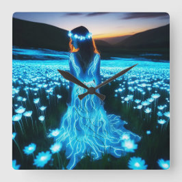 Consciousness / Conciencia Fyrkantig Klocka