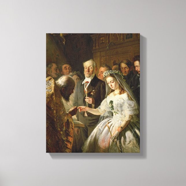 Consensed Giftermål, 1862 Canvastryck (Framsida)