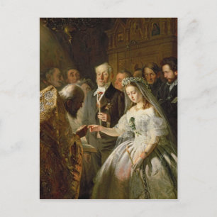 Consensed Giftermål, 1862 Vykort