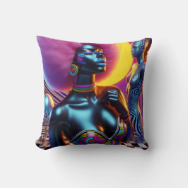 Consensual Sentry Ken Gage Fantasy Vaporwave Kudde