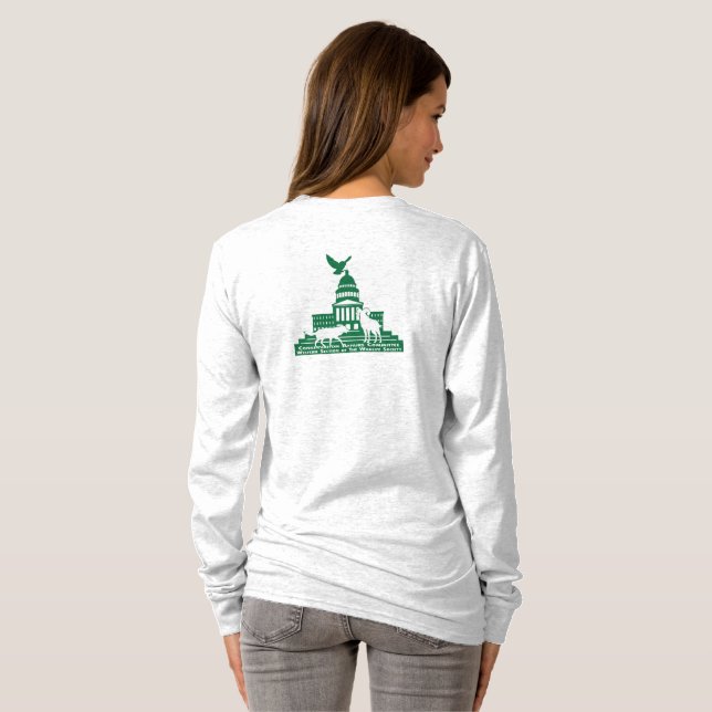 Conservation Affairs Committee Logo Long Sleeve T Shirt (Hel baksida)