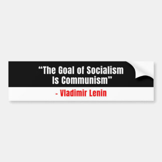 Conservative Bumper Sticker Anti-Socialism Bildekal