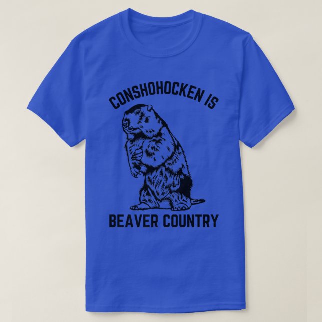 Conshohocken är Beaver Land T Shirt (Design framsida)