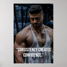 Consistency Creates Confidence – Quote Poster