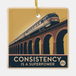 Consistency Is A Superpower Julgransprydnad Keramik