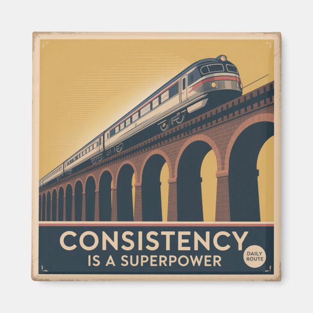 Consistency Is A Superpower Magnet (Framsidan)