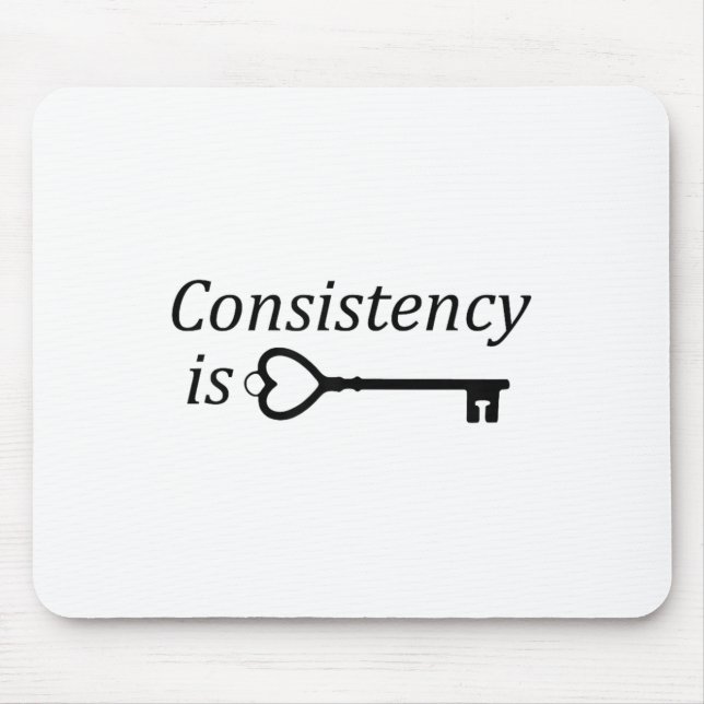 Consistency Is Key Motivational Gift  Musmatta (Framsidan)