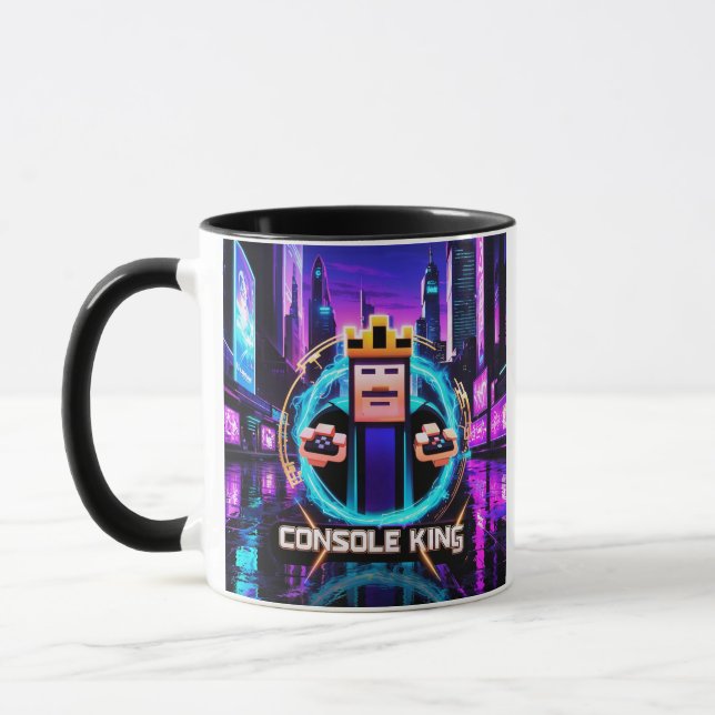 "Console Kung: Retro Gamer Design" Mugg (Vänster)
