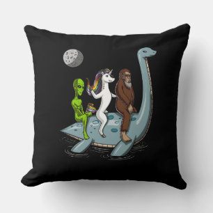 Conspiracy Bigfoot Loch Ness Monster Vatten Ski Kudde