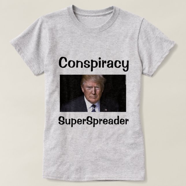 Conspiracy SuperSpreader T-Shirt (Design framsida)