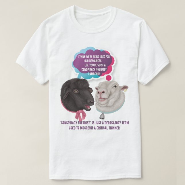 Conspiracy Theorist T-Shirt (Design framsida)