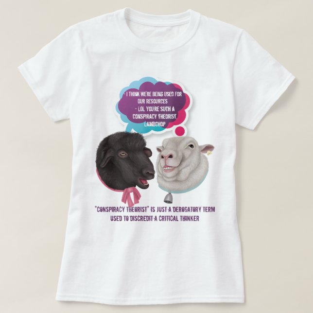 Conspiracy Theorist T-Shirt (Design framsida)
