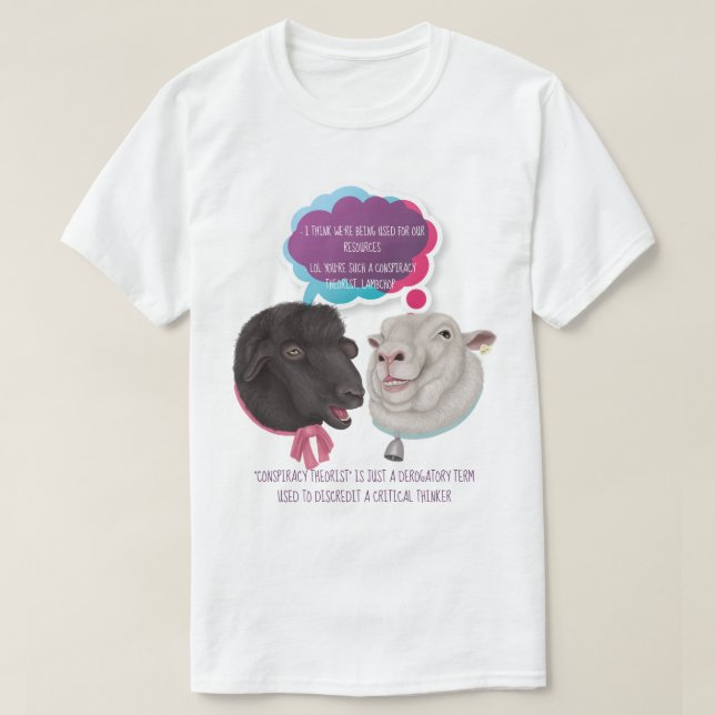 Conspiracy Theorist T-Shirt (Design framsida)