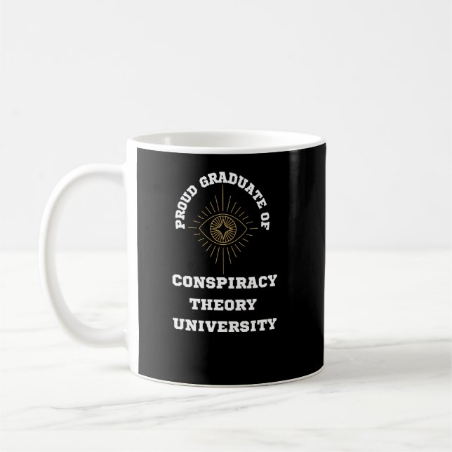 Conspiracy Theory Universiteten Kaffemugg (Vänster)