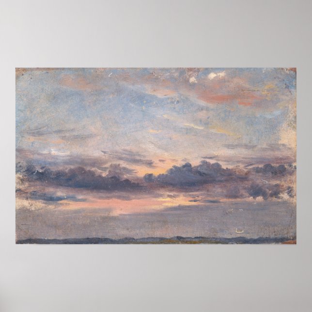 Constable - A Cloud Study Sunset Poster (Framsidan)