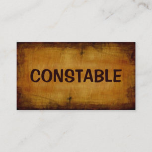 Constable Antique-Affärskort Visitkort