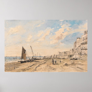 Constable - Brighton Beach Tittar Väster Poster