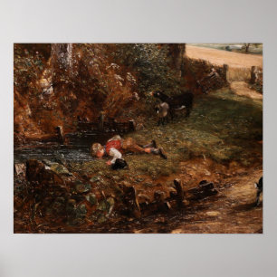 Constable - Cornfield 1826 Poster