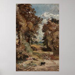 Constable - Cornfield Poster